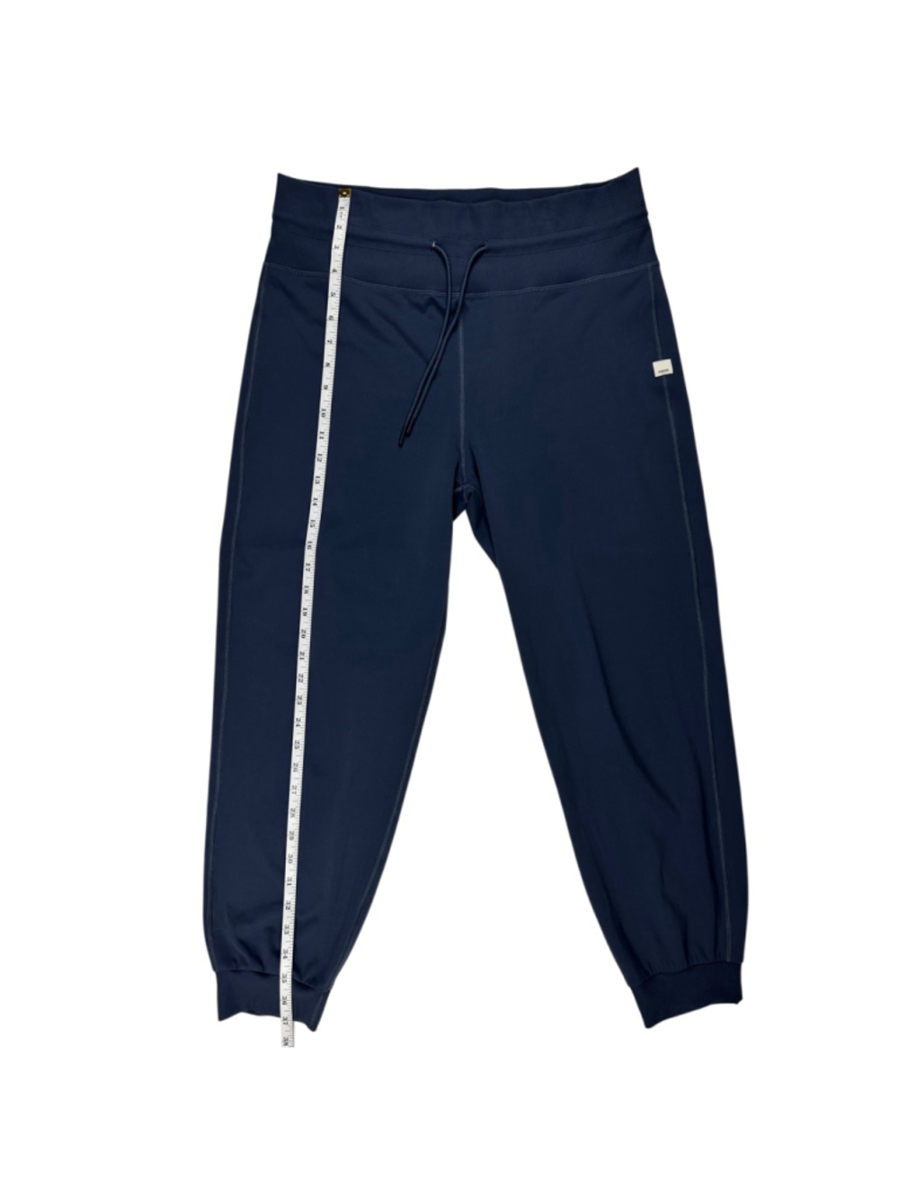 Vuori Women’s Daily Form Navy Leggings Size XL Stretch Yoga Joggers Drawstring - Picture 4 of 8